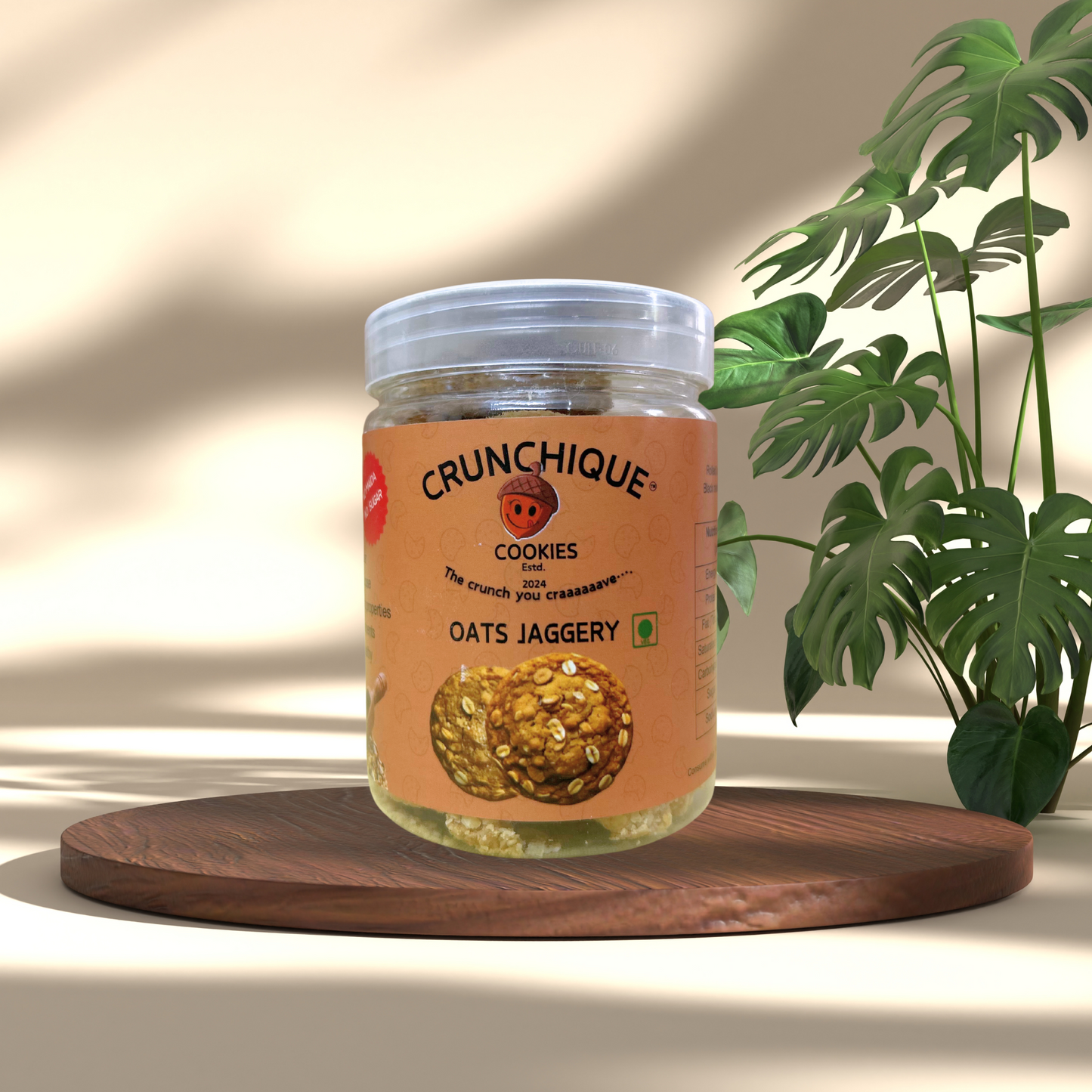 Oats Jaggery Cookies
