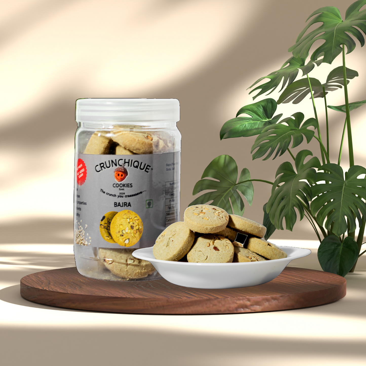 Multigrain + Moong + Bajra cookies