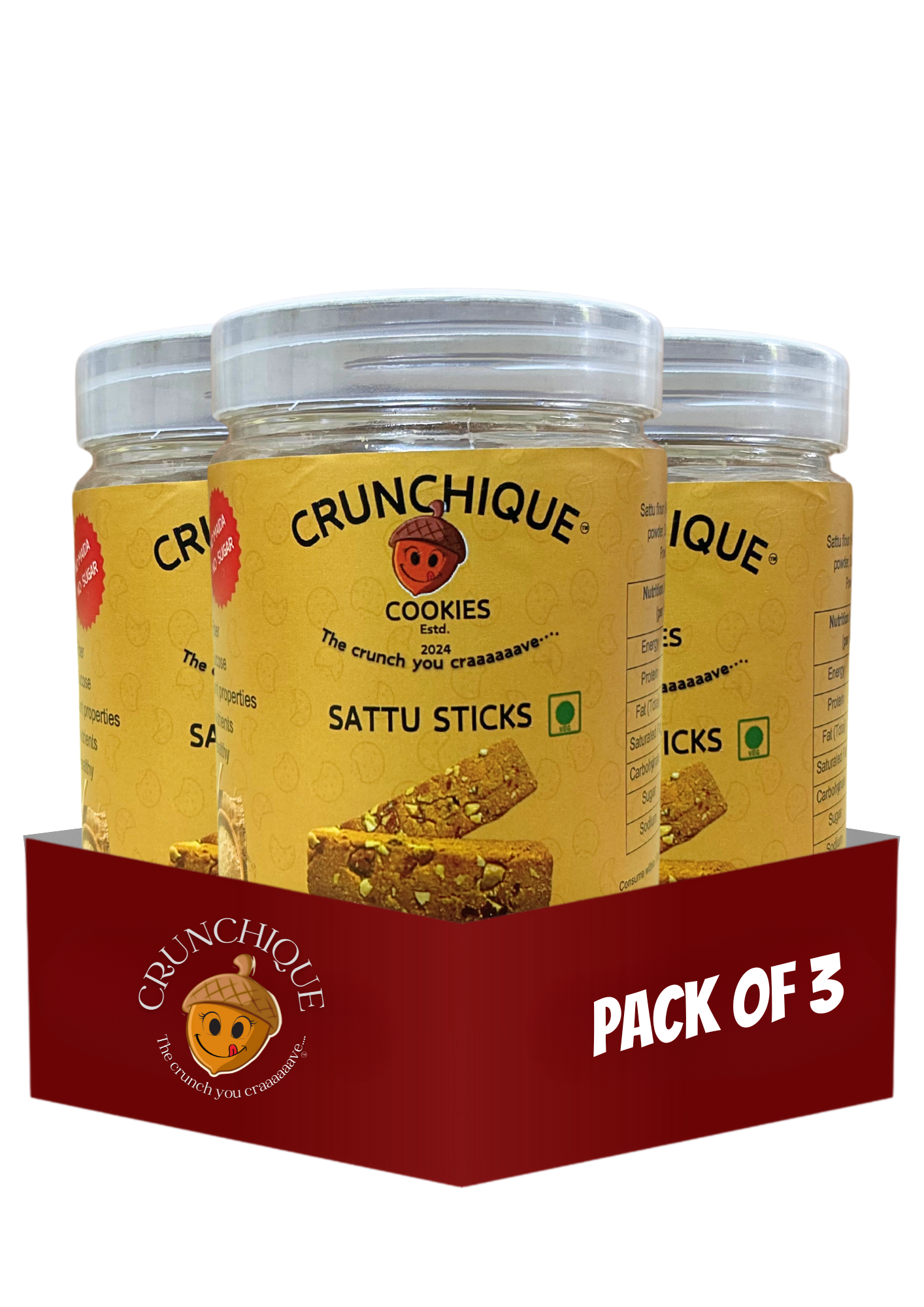 Sattu Stick Cookies