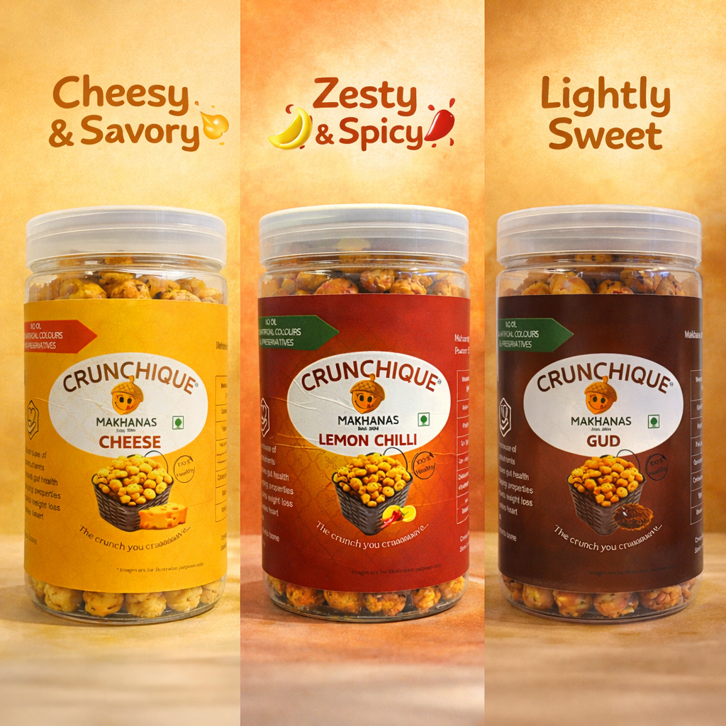 Cheese + Lemon Chilli + Gud