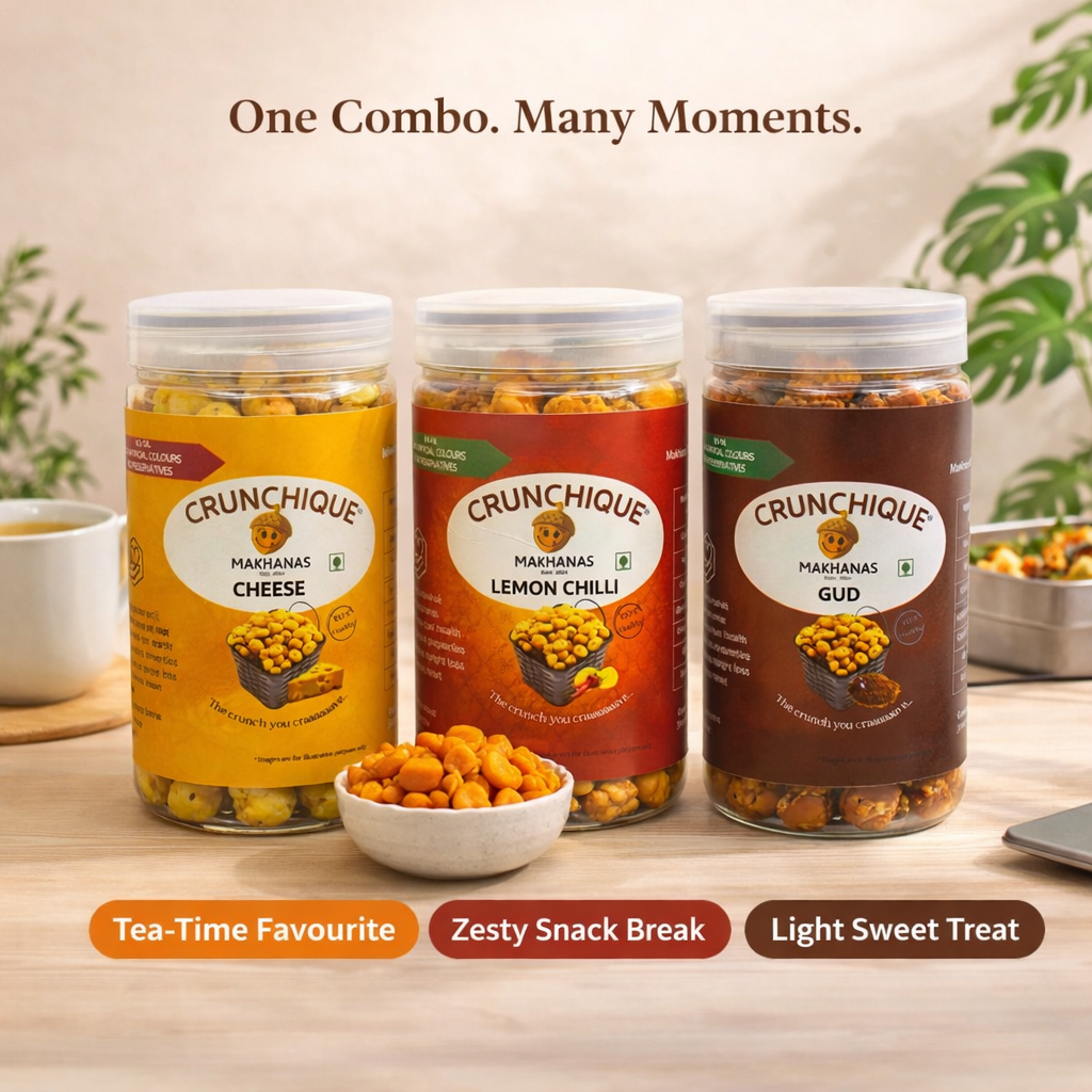 Cheese + Lemon Chilli + Gud