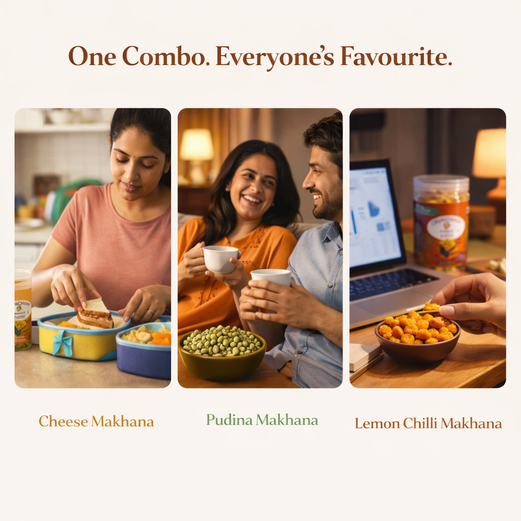 Cheese + Lemon Chilli+ Pudina