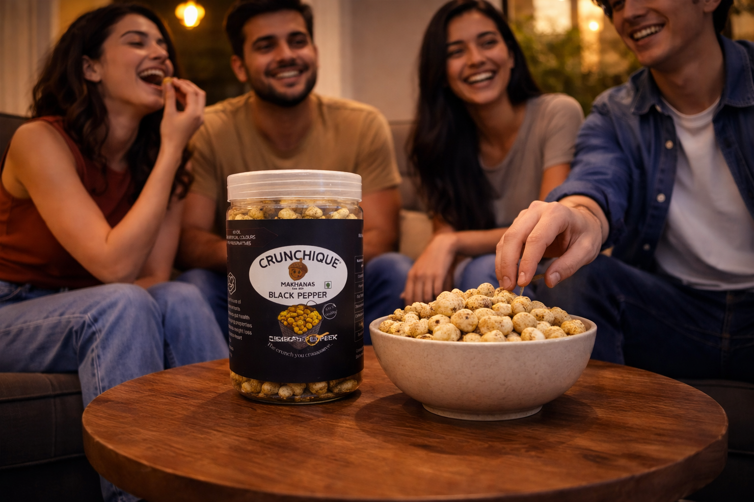 Makhana- Black Pepper