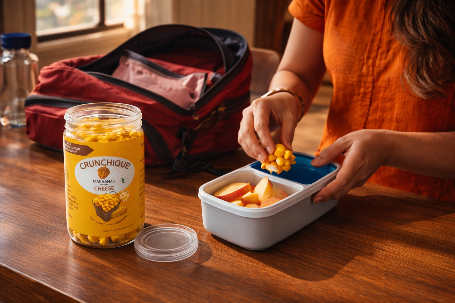 Cheese Makhana-Cheesy, Yummy, Healthy