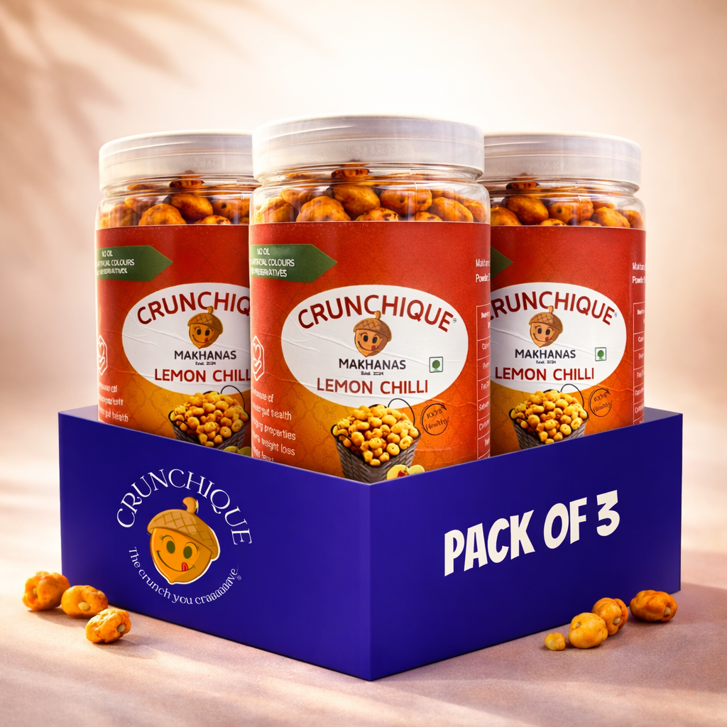 Lemon Chilli Makhana-Tangy, Spicy, Healthy