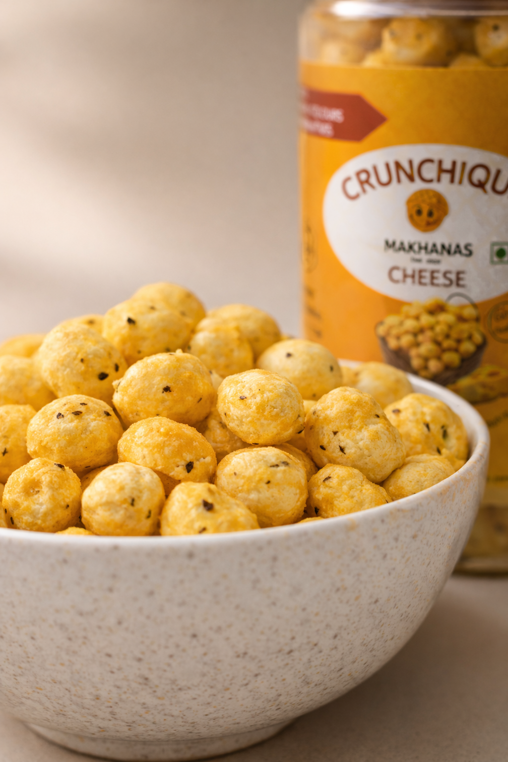 Cheese Makhana-Cheesy, Yummy, Healthy