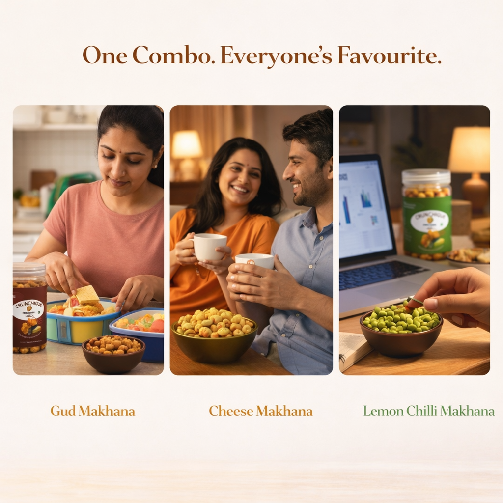 Cheese + Lemon Chilli + Gud