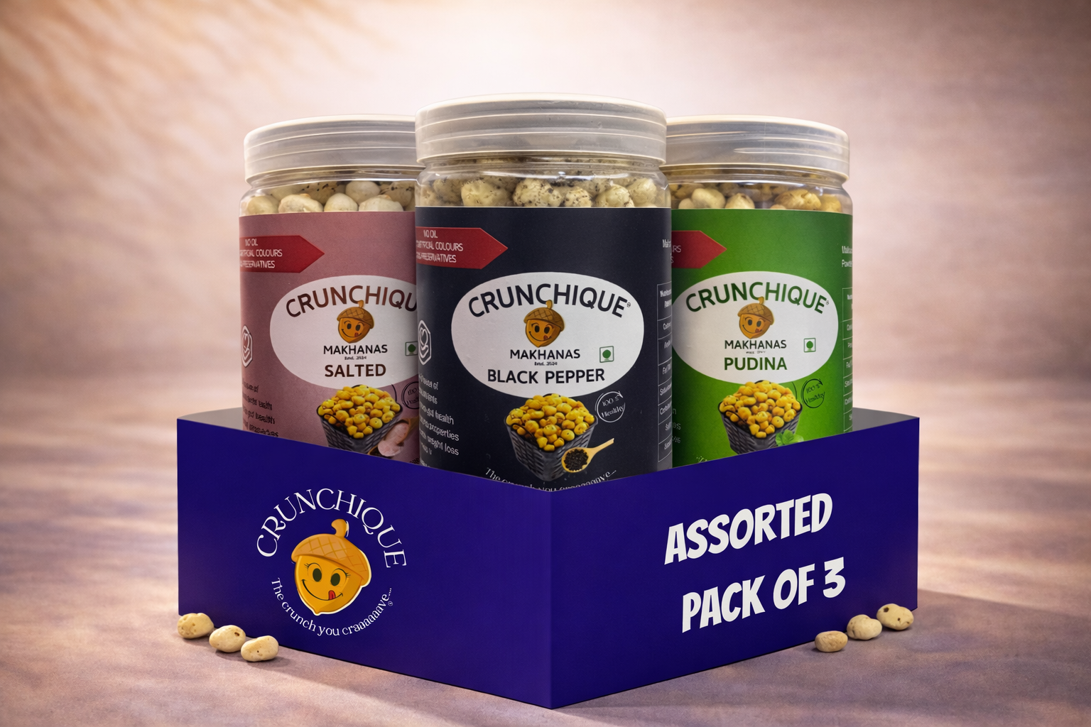 Salted + Black Pepper + Pudina