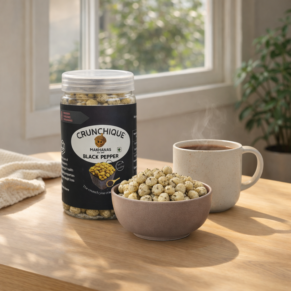 Black Pepper Makhana-Bold, Zesty, Healthy