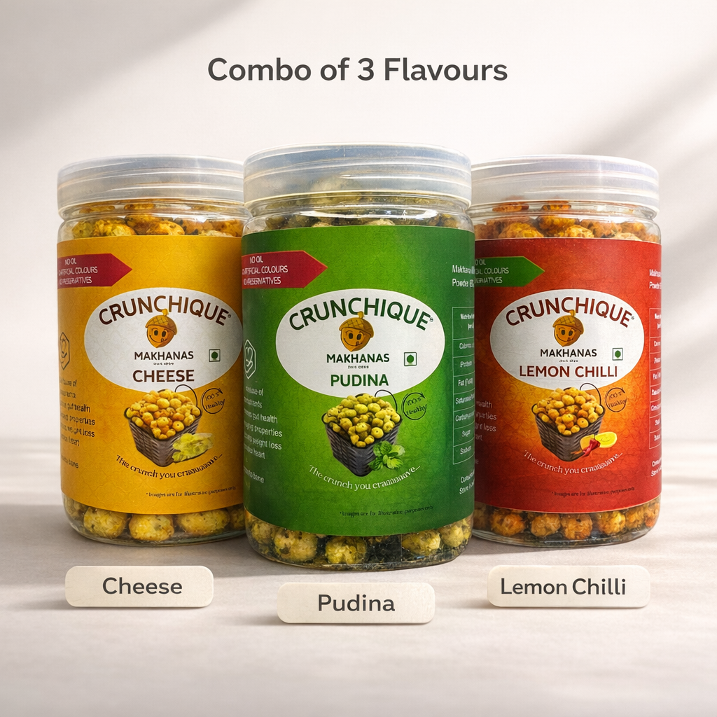 Cheese + Lemon Chilli+ Pudina