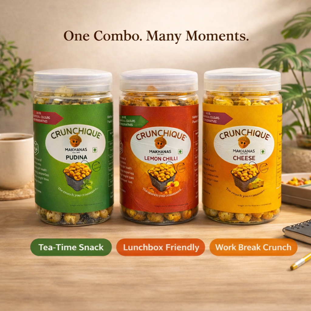 Cheese + Lemon Chilli+ Pudina