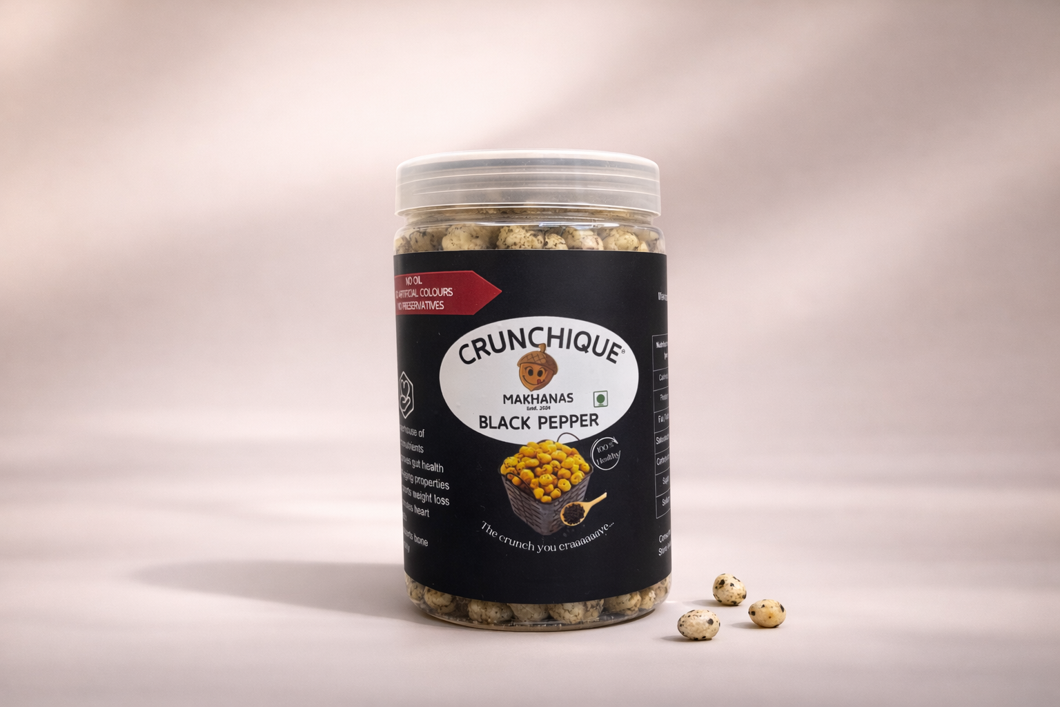 Makhana- Black Pepper