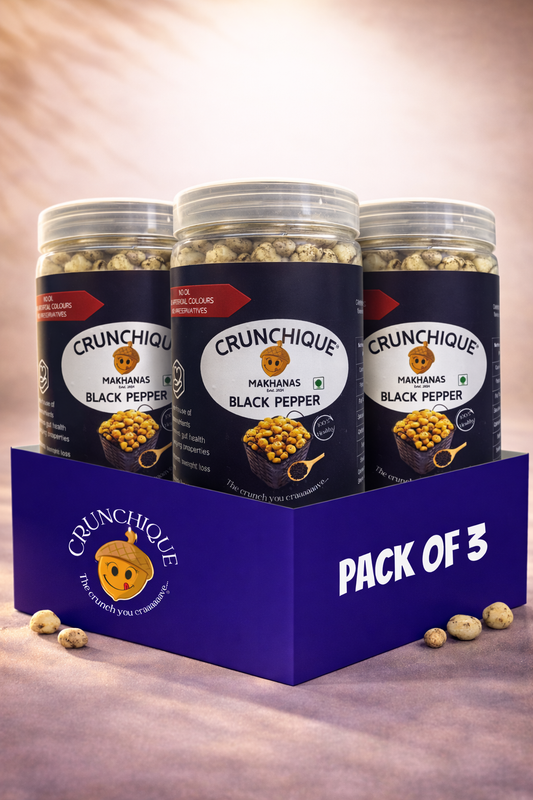 Black Pepper Makhana-Bold, Zesty, Healthy