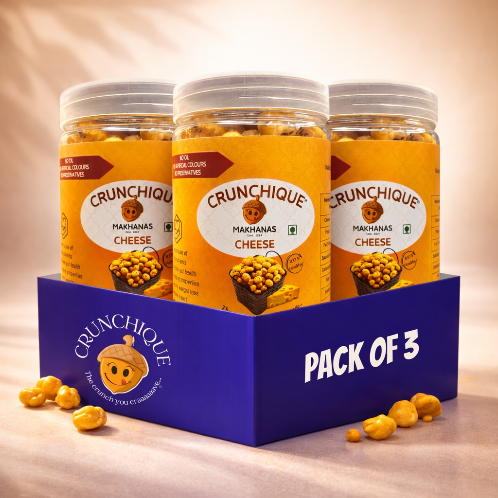 Cheese Makhana-Cheesy, Yummy, Healthy