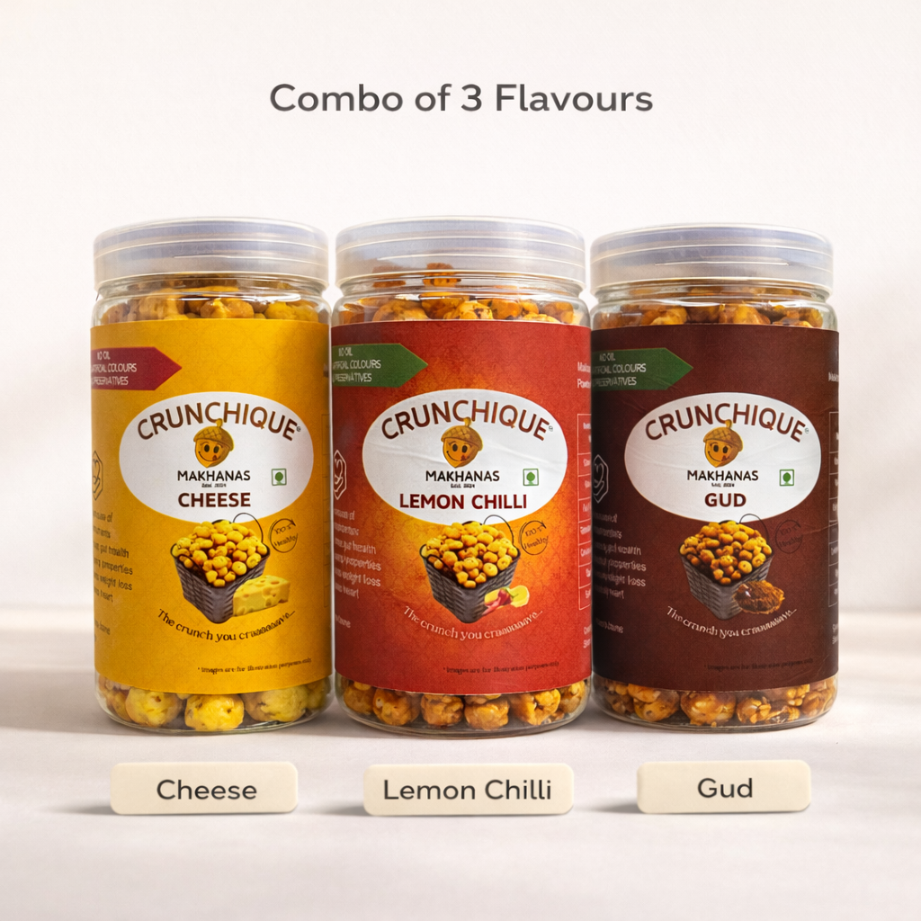 Cheese + Lemon Chilli + Gud