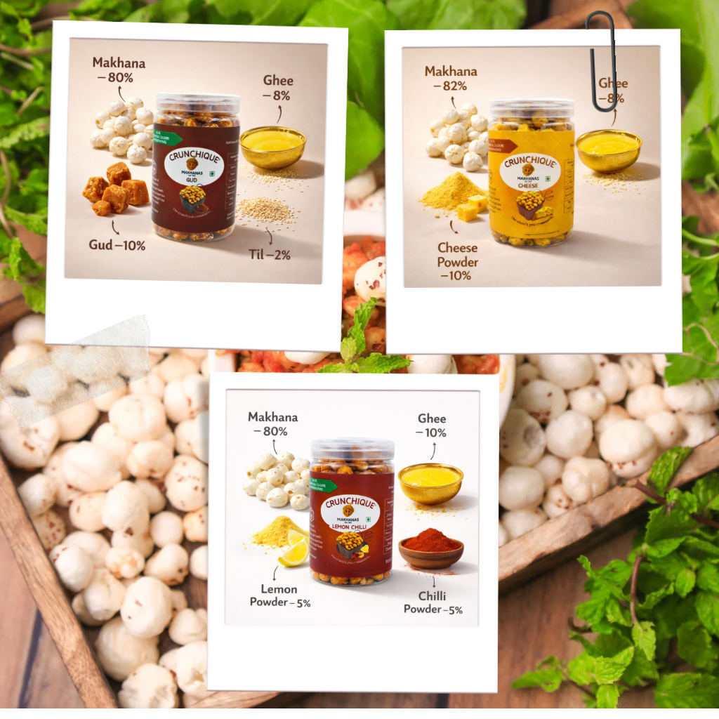 Cheese + Lemon Chilli + Gud