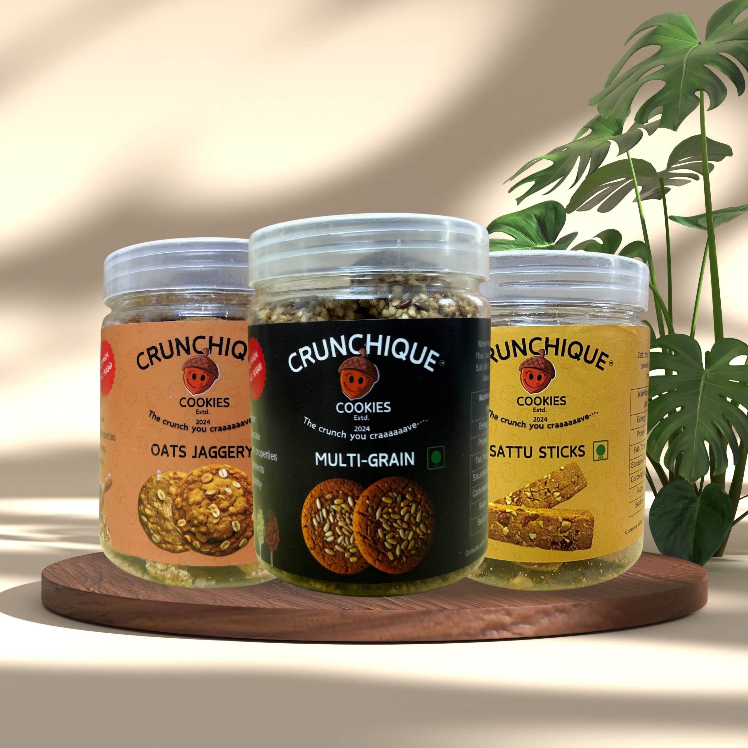 Multigrain + Oats Jaggery + Sattu Stick cookies